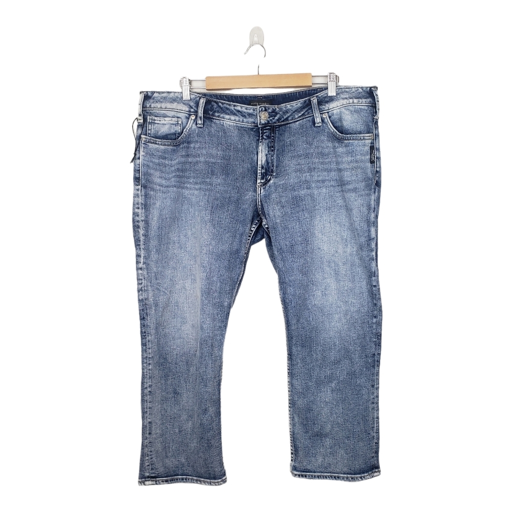 Silver Jeans Suki Mid Rise Capri